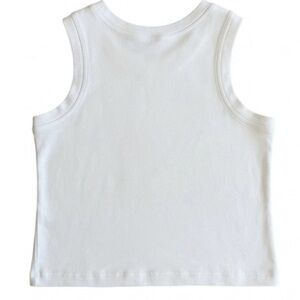 Urban Renewal Women’s White Crop Tank Top Medium Modern Utility Clean Girl